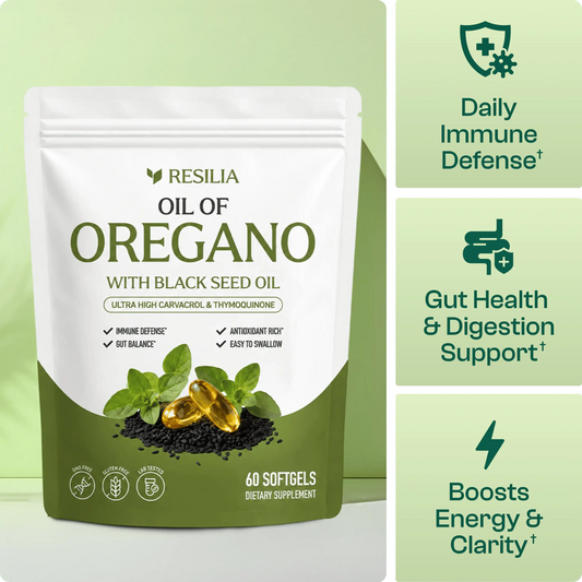 Resilia Oil of Oregano Softgels bottle